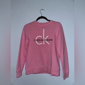 Calvin Klein Pink Swearshirt